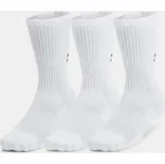 Under Armour Unisexové ponožky Unisex UA TC Crew (3 1386311-100 Bílá L