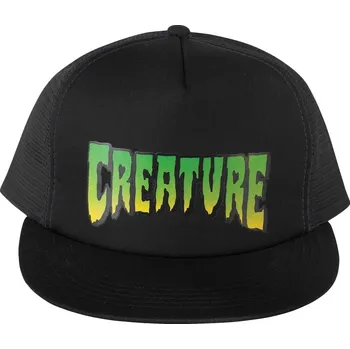 Kšiltovka CREATURE kšiltovka - Logo Mesh Trucker Structured Hat Black (7947)