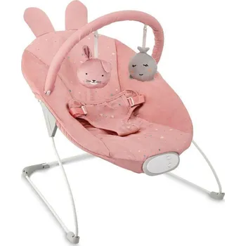 MoMi Vibrační lehátko s melodiemi Glossy MoMi Růžové