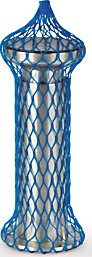 Plastová ochranná síť vhodná pro ⌀ 20-50 mm, délka 250m, modrá, 30% recyklovaná - Balení po 1 ks