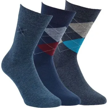 Pánské ponožky RS klasické pánské bavlněné jednobarevné elastické golfové ponožky mix1 43-46