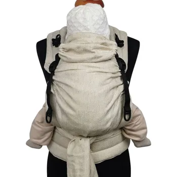 Moisha HuGo Carbon Camel novorozenecké nosítko s lnem