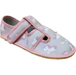 KTR Přezůvky Raweks Jednorožci na šedé/růžový lem Velikost: 29