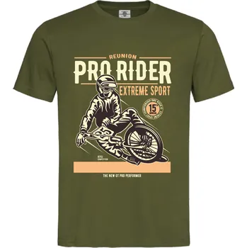Pánská móda Tričko Pro Rider Druh: Pánské, Barva: Khaki, Velikost: M