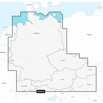 GPS Garmin Navionics+ ČR + Německo, jezera a řeky – vnitrozemské námořní mapy