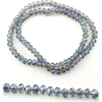 Materiál na výrobu šperku Modré Broušené 2mm korálky AB - 200Ks - 2mm