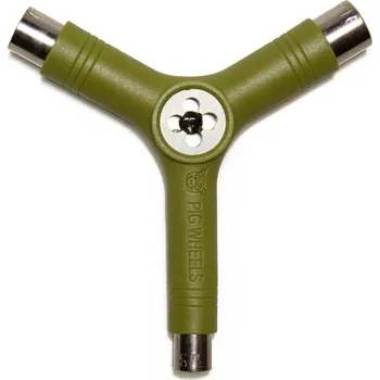 Příslušenství pro skateboard Klíč Pig Skate Tool olivová