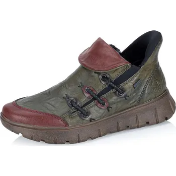 Dámské kozačky Dámská kotníková obuv RIEKER N1353-52 zelená W5 43