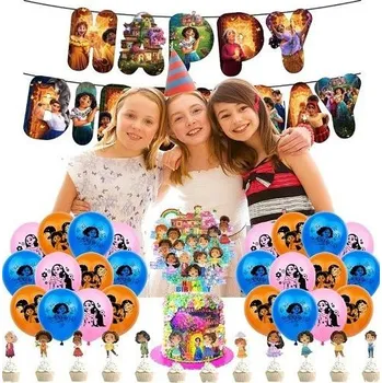 Balónek Narozeninová sada balónků s dekoracemi na party Encanto