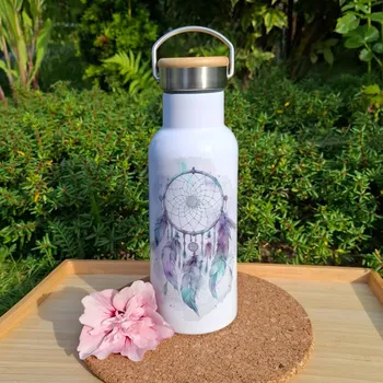 Termoska Atelier Fantazie - Termoska s bambusovým víčkem - Lapač snů IV - 500 ml