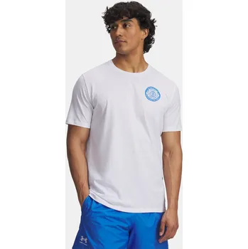 Pánské tričko Pánské tričko Under Armour UA ARMOUR CLUB SS-WHT 6005612-100 Bílá MD