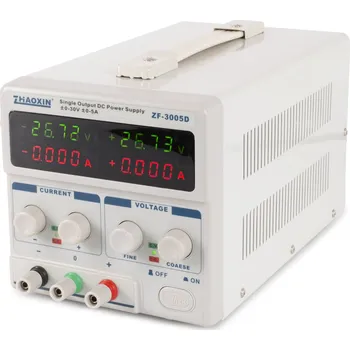 Laboratorní zdroj ZF-3005D Symetrický laboratorní zdroj 30V / 5A (CV/CC)