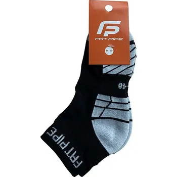 FAT PIPE Ponožky krátké, černé 43 - 46