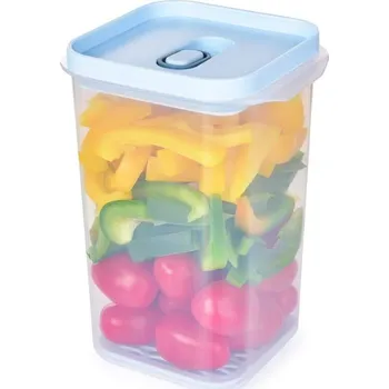 Dóza na potraviny HERMETIC FRESH | dóza na potraviny s odkapávací mřížkou a silikonovým těsněním | 1200 ml | výška 17 cm