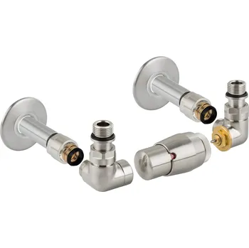 CLASSIC-SET, rohový ventil (Z2), Nerez, Pravá + slevový kód