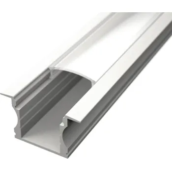 LED osvětlení Ledshopik LED profil vestavný ALPI SURFACE-K bílý - LED profil SURFACE-K bílý - 1m
