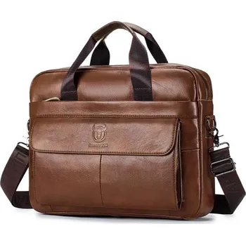 Bullcaptain pánská kožená brašna Thorlak Karamelová hnědá BULLCAPTAIN GWB046s20