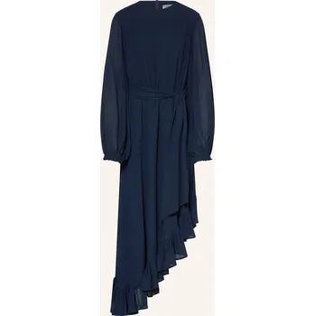 Dámské šaty Essentiel Antwerp Dámské Šaty Iflower S Volánky, tmavě modrá, 36