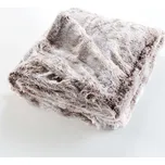 Hnědá deka z umělé kožešiny 180x220 cm Antartic – douceur d'intérieur ID_1812092