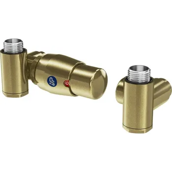INTER-SET, rohový ventil (Z8), Zlatá matná, Levá + slevový kód