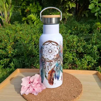 Termoska Atelier Fantazie - Termoska s bambusovým víčkem - Lapač snů VII - 500 ml