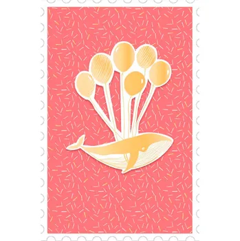 Přání 3D s obálkou Artebene Whale