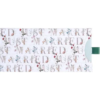 ARTEBENE dárková obálka - svatební přání Just married 23 x 11 cm
