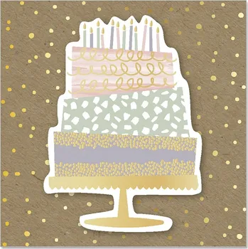 Přání 3D s obálkou 8x8 cm Artebene Cakes