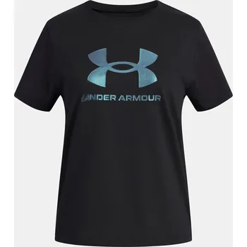 Dívčí tričko Dívčí tričko Under Armour UA G Rival Shimmer SS-BLK 6004129-001 Černá YLG