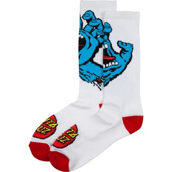 Pánské ponožky Ponožky Santa Cruz Screaming Hand White - 42