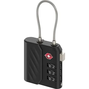 Lokátor AlzaGuard Hero Tag in TSA lock with FindMy - černý