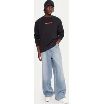 Pánská mikina Quiksilver Mikina Dna EQYFT05120 Černá Oversize L