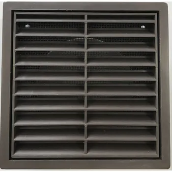 Větrací mřížka Mikawi Větrací mřížka do potrubí 125 mm hnědá