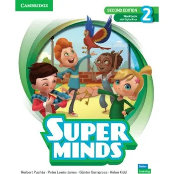 Anglický jazyk Super Minds Workbook with Digital Pack Level 2, 2nd Edition - Herbert Puchta