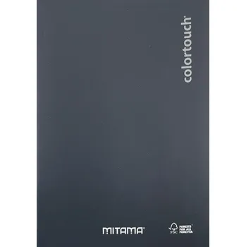 Sešit Sešit "Color Touch", A5+, linkovaný, 40+2 listů, černá, MITAMA 62002-90225