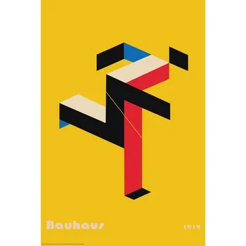 Plakát Plakát, Obraz - Bauhaus Running Man Poster