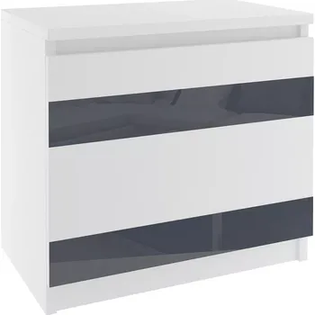 Noční stolek Noční stolek Belini bílý MH SN1/0/W/W/S/0
