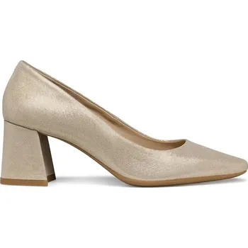 Dámské lodičky Kožené lodičky Geox D GISELDA zlatá barva, na podpatku, D36VCA 000MA C2012 D36VCA.000MA.C2012 GLD, EUR 37.5