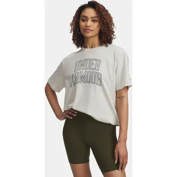 Dámské tričko Under Armour Rival OS Campus Tee-WHT 6007883-110 Bílá MD