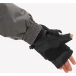 QUECHUA Dětské turistické palčáky 2v1 Hike 500 12 LET ČERNÁ|ŠEDÁ