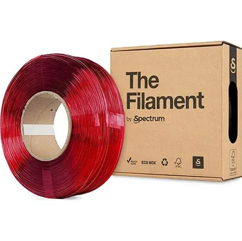 Příslušenství k 3D tiskárně The Filament ReFill PETG 1.75mm Transparent Red 1kg