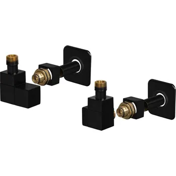 EDGE-SET, rohový hranatý ventil (Z2), Černá , Levá + slevový kód