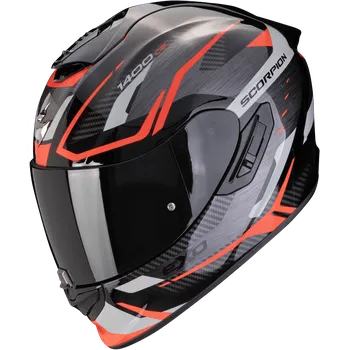 Helma na motorku Scorpion exo-1400 evo ii air accord šedo/červená m