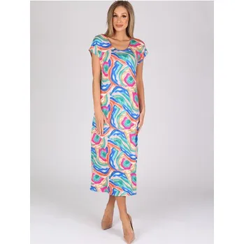 Dámské tričko Evona Dámské dlouhé šaty JOANA 423 Velikost: XL