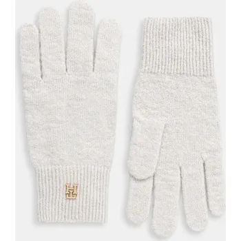 Rukavice Vlněné rukavice Tommy Hilfiger AW0AW17798 šedá 09X, vel. ONE SIZE