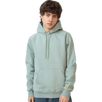 Pánská mikina Mikina S Kapucí Carhartt WIP Chase Frosted Green Gold - M