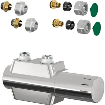 Radiátor UNI-SADA, universální středový ventil, Chrom RDUNISADAC + slevový kód