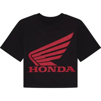 Dámské tričko triko Fox W Fox X Honda Baby Tee black M