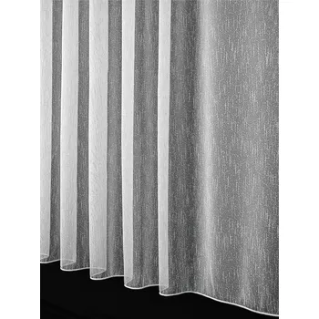 Záclona Žakárová záclona 5116/BÍLÁ pršíčko, s olůvkem, bílá, výška 320cm (v metráži)