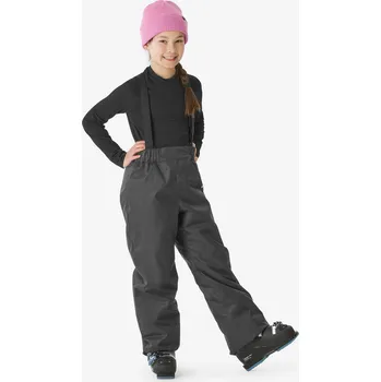 Snowboardové kalhoty WEDZE Dětské lyžařské kalhoty 6-14 let 100 5-6 LET ŠEDÁ